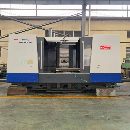 []纽威1米单工位卧加。型号HM1006H单工位卧加，发那科系.